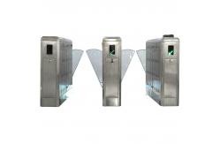 China revolving Pedestrian fast lane automatic access control system , flap barrier gates , barrier gates supplier