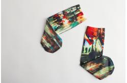 China 61% Polyester Unisex 3D Printed Socks With Sweat Absorbent supplier