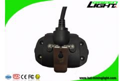 China Rechargeable OLED Led Miners Cap Lamp 15000lux Waterproof Dual - Beam Functional supplier