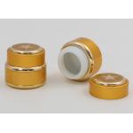 Small / Large Frosted Cosmetic Jars Recycled 8g Volume Color Customized for sale
