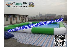 China Amusement Park  Square Inflatable Water Pool  Facilities 7m x 7m supplier