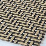 SS304 Woven Wire Mesh For Kitchen Furniture Door Balustrade for sale