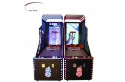 China Big LCD Arcade Basketball Shooting Machine With Video Screen 250*110*257cm supplier