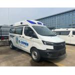 4*2  White Ambulance Car 165 hp Hospital Emergency Rescue Ambulance for sale