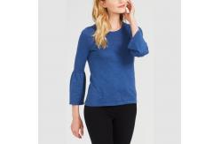 China Comfortable Round Neck Pullover Sweater , Multi Gauge Ribbed Knit Sweater supplier