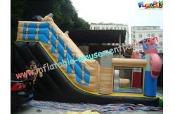 China Child Large Customized Commercial Inflatable Slide , PVC Slides With CE Blower supplier