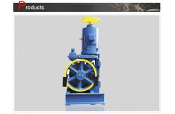China Seamless Structural Electromagnetic Geared Traction Machine 800 KG supplier