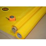 Yellow 200 Micron  Monofilament Polyester Silk Screen Printing Mesh Logo Printed