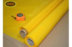 China Yellow 200 Micron  Monofilament Polyester Silk Screen Printing Mesh Logo Printed supplier