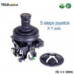 Telecontrol Joystick JM-7A41-1 2 Motions 5 Steps Tower Crane Remote Control Joystick for sale