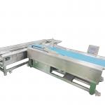 Multiple lanes horizontal pan arranging machine
