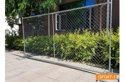 China PVC Coated 100x100mm Portable Chain Link Fence 12ft Temporary Site Fence supplier
