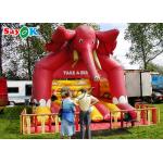 Elephant Inflatable Bounce For Amusement Park / PVC Children Inflatable Jumping Castle for sale