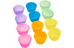 China Multicolor Silicone Muffin Liners Reusable Bulk Kitchen Supplies supplier