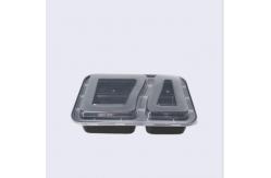 China Rectangular Plastic Take Away Box Disposable Skid Proof 650ml supplier