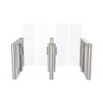 AC100V Lane Turnstile Gate 0.2s  Full Height Swinging Panel Brushless Servo