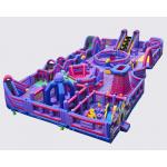 Giant Bouncy Indoor Inflatable Obstacle Course Juego Jockey / Blow Up Amusement Park for sale