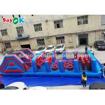 Inflatable Obstacle Course PVC Long Inflatable Obstacle Game For Outdoor Sports , Amusement Park for sale