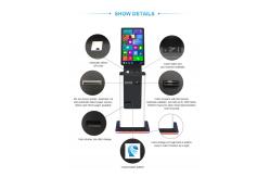 China Self Service Payment Ticket Printing Kiosk With Intuitive LCD Display supplier