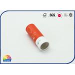 Custom Recycle Cylinder Composite Paper Tube With PVC Film Lid for sale