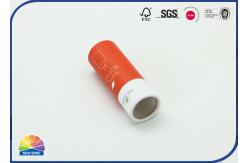 China Custom Recycle Cylinder Composite Paper Tube With PVC Film Lid supplier