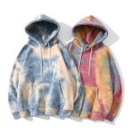 Fashion Street Custom Tie Dye Hoodies Sweatshirts Anti - Shrink for sale