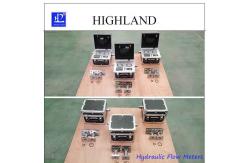 China Max Pressure 420 Bar Accurate Hydraulic Flow Meters With Data Display supplier