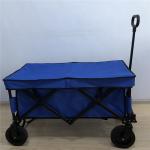PVC Wheel Collapsible Wagon Cart 600D Lightweight Foldable Wagon With Insulating Layer for sale