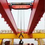50 Ton Adjustable Double Girder Electric Overhead Travelling Crane for sale