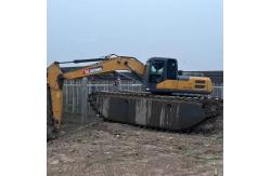 China CAT SANY Amphibious Excavator Undercarriage Pontoon 20 Ton for Swamp supplier