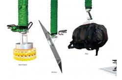 China Black Vacuum Tube Lifter With Handler Control System And Suction Cup Lifting Mechanism supplier