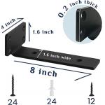 Griddle Caddy Floating Shelf Bracket Modern Iron 90 Degree Angle Metal Shelf Brackets for sale