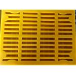 Yellow PU Mesh Polyurethane Screen Panels With Hook For Mine Vibrating for sale
