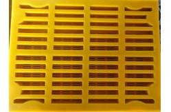 China Yellow PU Mesh Polyurethane Screen Panels With Hook For Mine Vibrating supplier