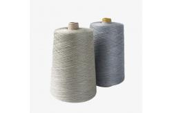China Cotton TC Recycle Polyester Yarn With Grs Certificate For Woven Label supplier