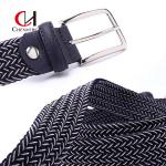 ODM Woven Elastic Belt Needle Buckle canvas Braided Belt