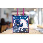 Large Recycled Gifts Kids Reusable Shopping Bag Waterproof With Handles