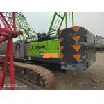 Used ZOOMLION Crawler Crane 85 Tons For Construction Company Green for sale