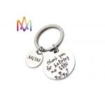 Anti Rust 10.9g Custom Shaped Mom Teacher Keychain for sale