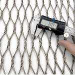 304 316 Hand Woven Stainless Steel Drop Prevention Cable Safe Net For Floodlight Protection for sale