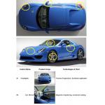 Automotive PVD Chrome Coating Equipment , Car Plastic Trims PVD Vacuum Plating Machine