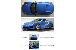 China Automotive PVD Chrome Coating Equipment , Car Plastic Trims PVD Vacuum Plating Machine supplier