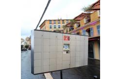 China Electronic Storage Airport Bus Station Lockers PIN Code Barcode Access supplier