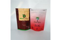 China Stand up ground coffee foil pouch packaging coffee bean bags with valve supplier