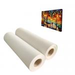 Glossy Polyester Canvas Roll For Large Format Inkjet Printing