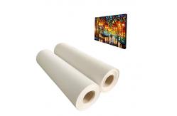 China Glossy Polyester Canvas Roll For Large Format Inkjet Printing supplier