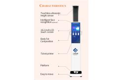 China Touch Screen Height Weight Body Fat Scale Measuring Instruments For Hospital supplier