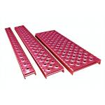 Aluminum Galvanized Steel Grip Strut Grating , Perforated Grating Stair Treads for sale