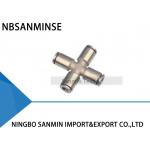 PZT 4 Way Tube Cross Union Manifold Connector Pneumatic Pipe Fittings Push In Coupler Sanmin for sale