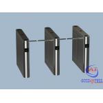Office Entrance Stainless Steel Drop Arm RFID Turnstile With 600mm Passage Width for sale